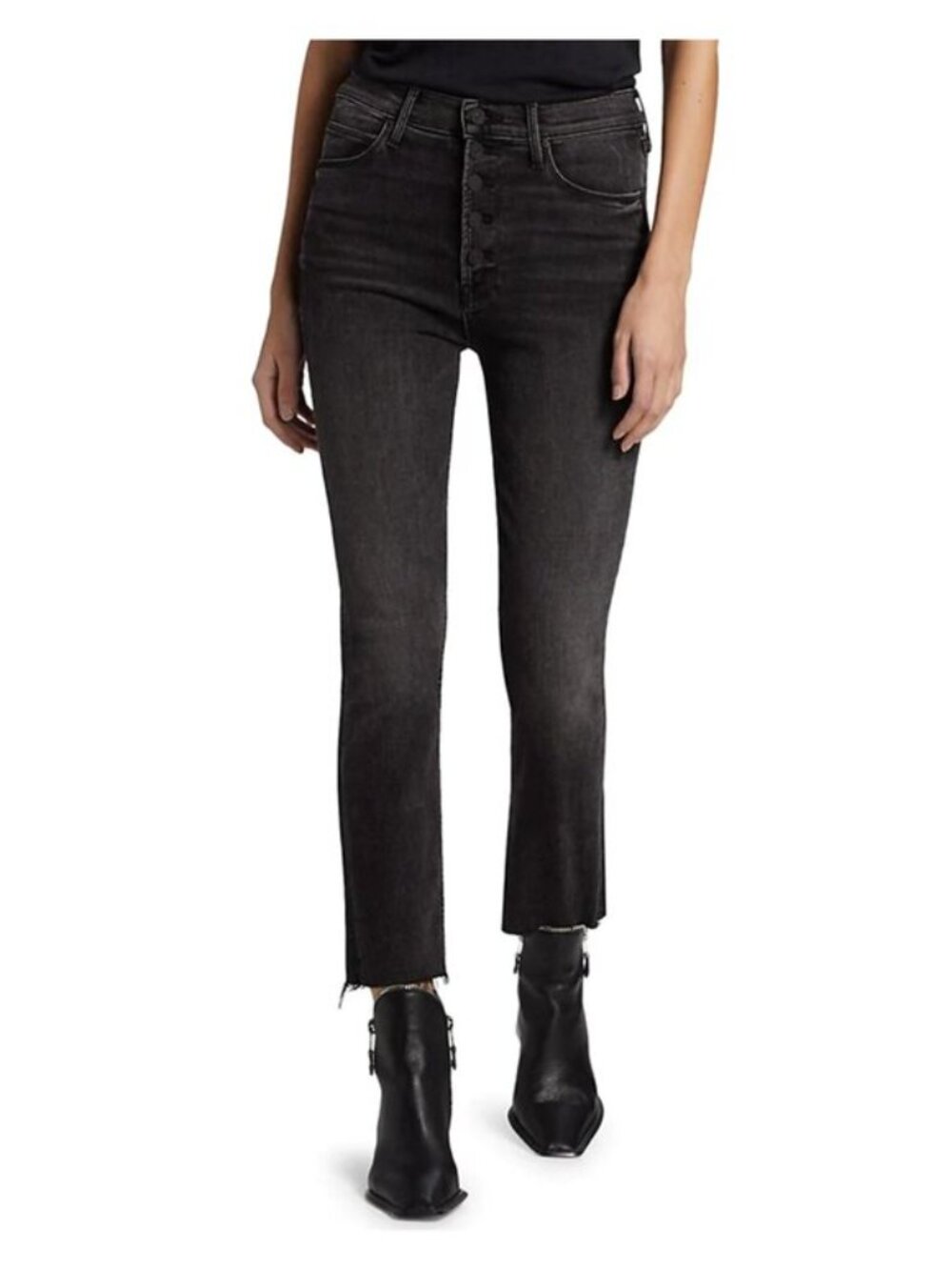 MOTHER The Pixie Dazzler Ankle Fray - Night Shadow